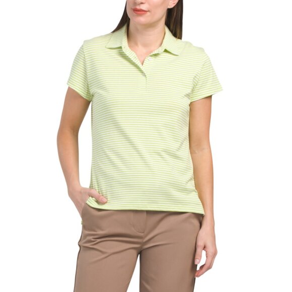 RENWICK GOLF lime Pima Cotton Short Sleeve Polo - Picture 1 of 2